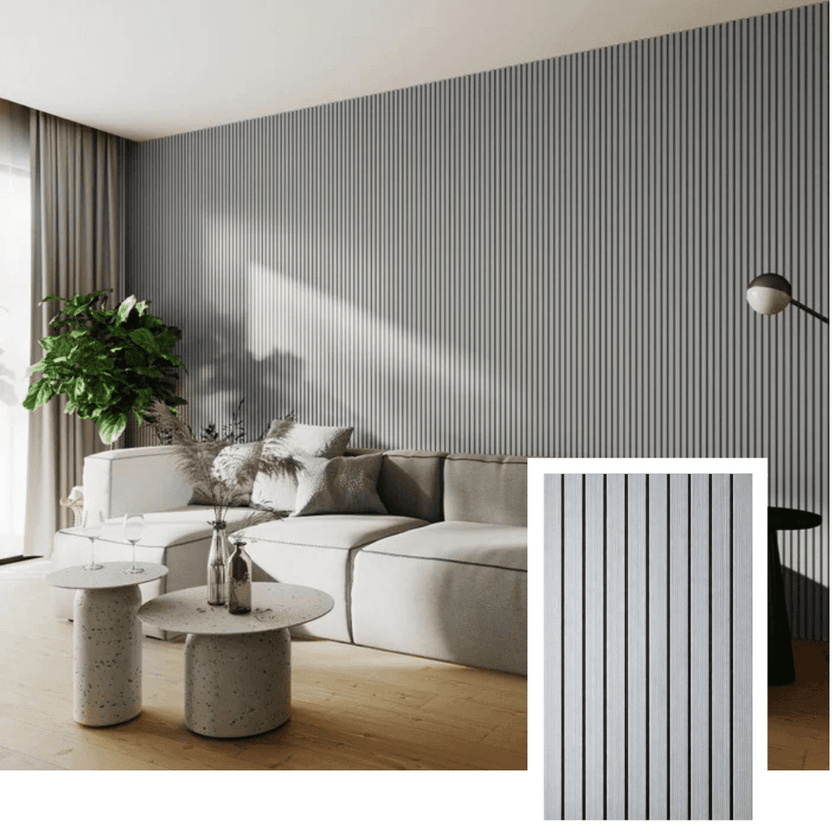 Akustisk lamellpanel — (2,7 m × 1,10 m)