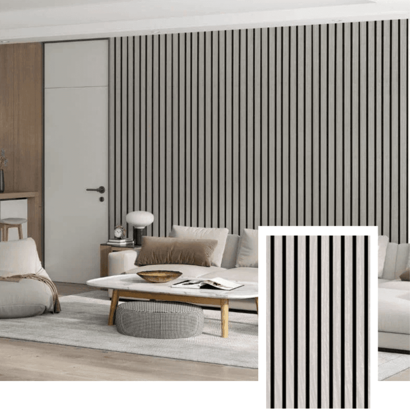Akustisk lamellpanel — (2,7 m × 1,10 m)