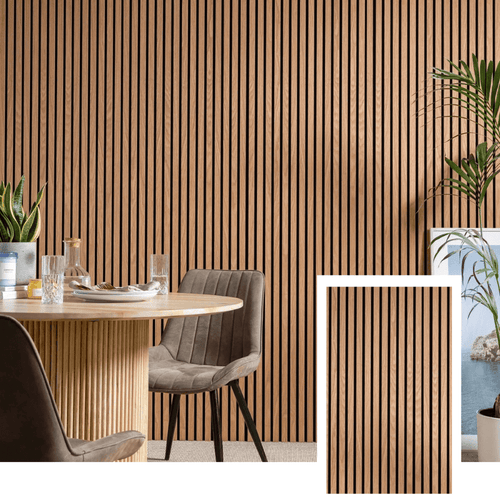 Akustisk lamellpanel — (2,7 m × 1,10 m)