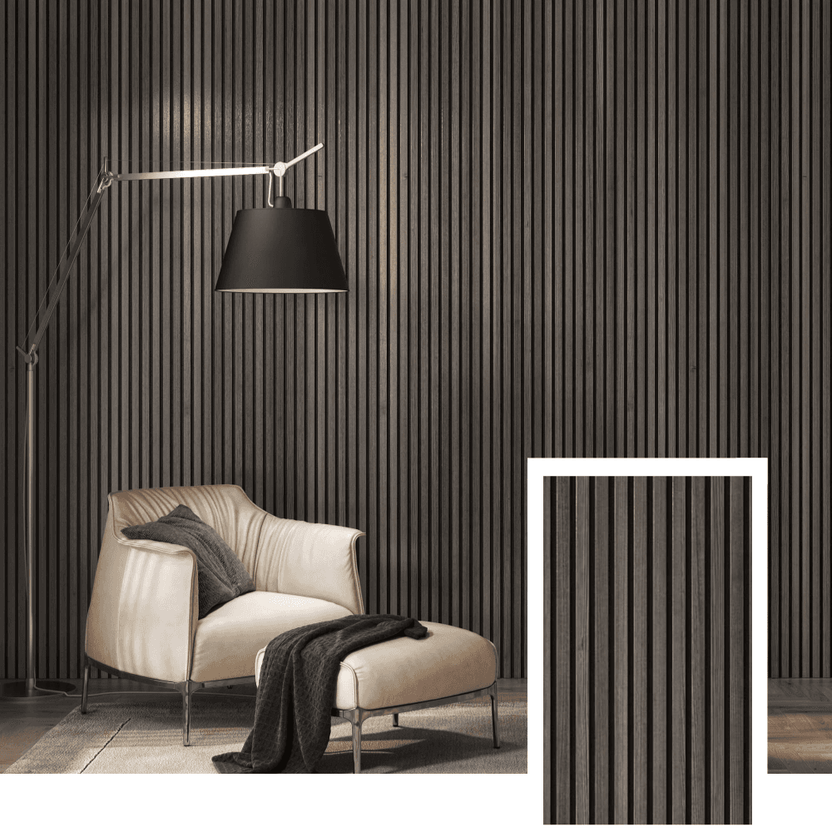 Akustisk lamellpanel — (2,7 m × 1,10 m)